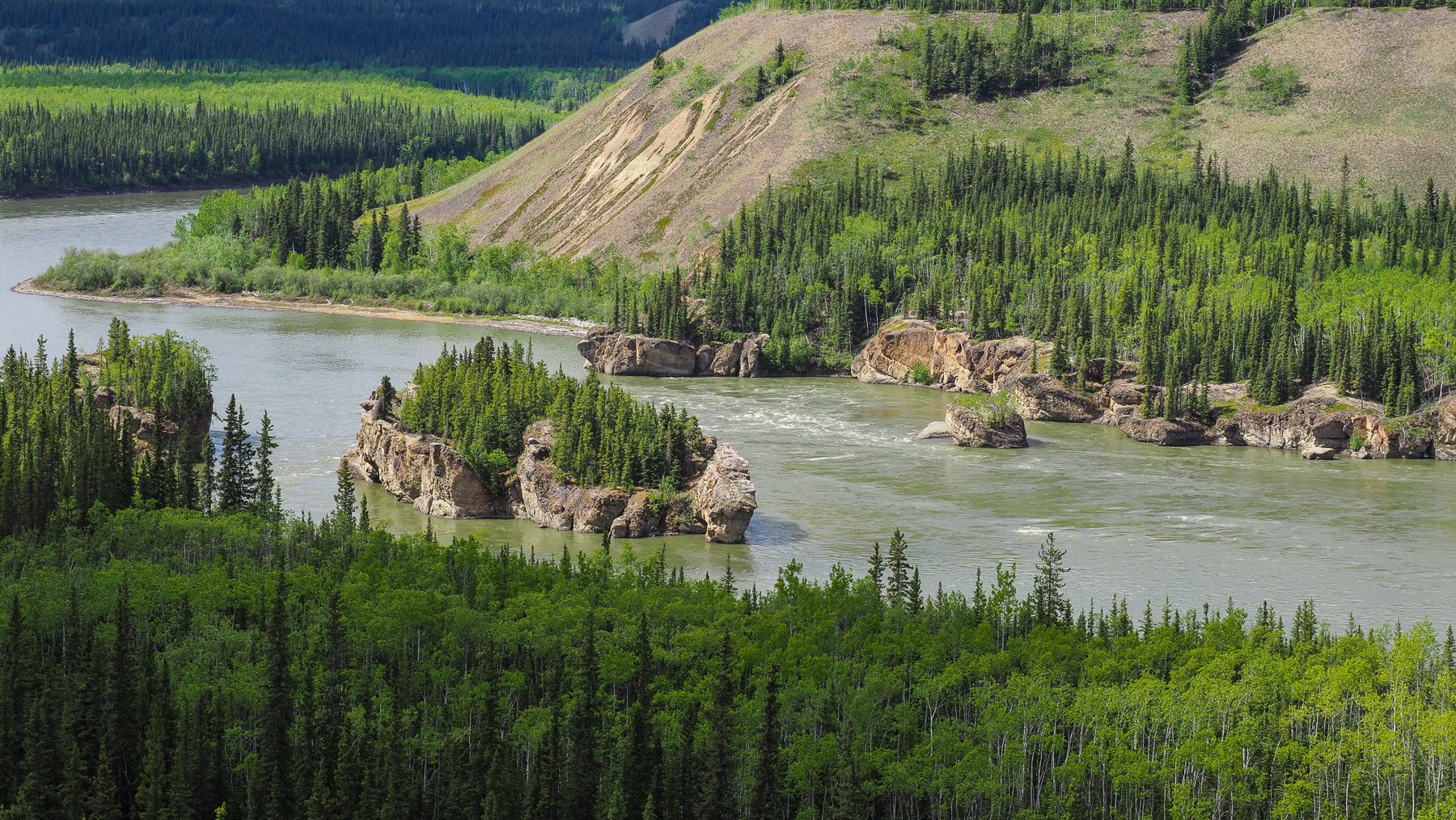 Yukon, die Seven Sisters Stromschnellen