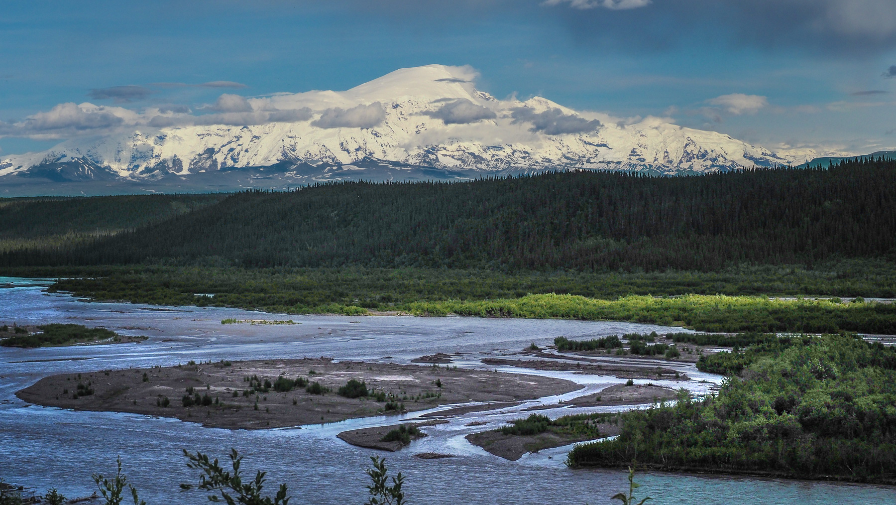 typische Landschaft in Alaska