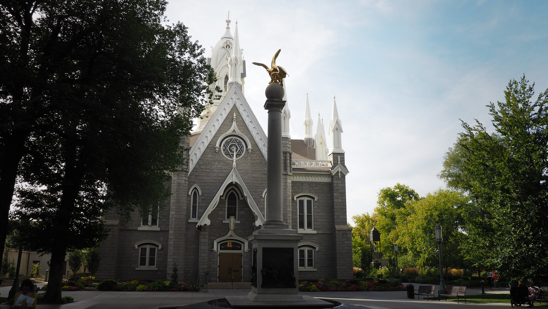 Der kleinere Mormonen Tempel in Salt Lake City