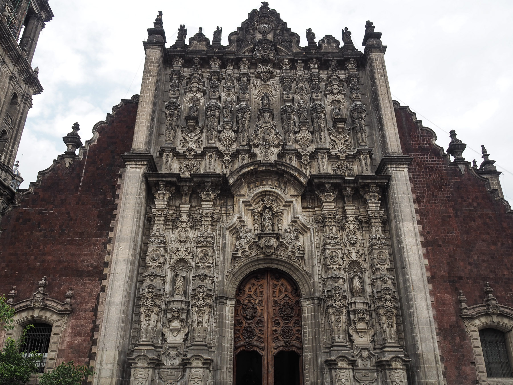 Kathedrale am Zocalo von Mexico City