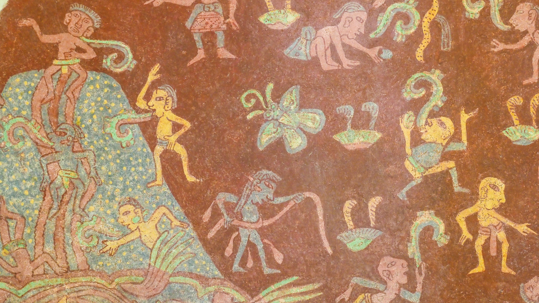 Wandermalerei in Teotihuacan: Darstellung vom Paradies