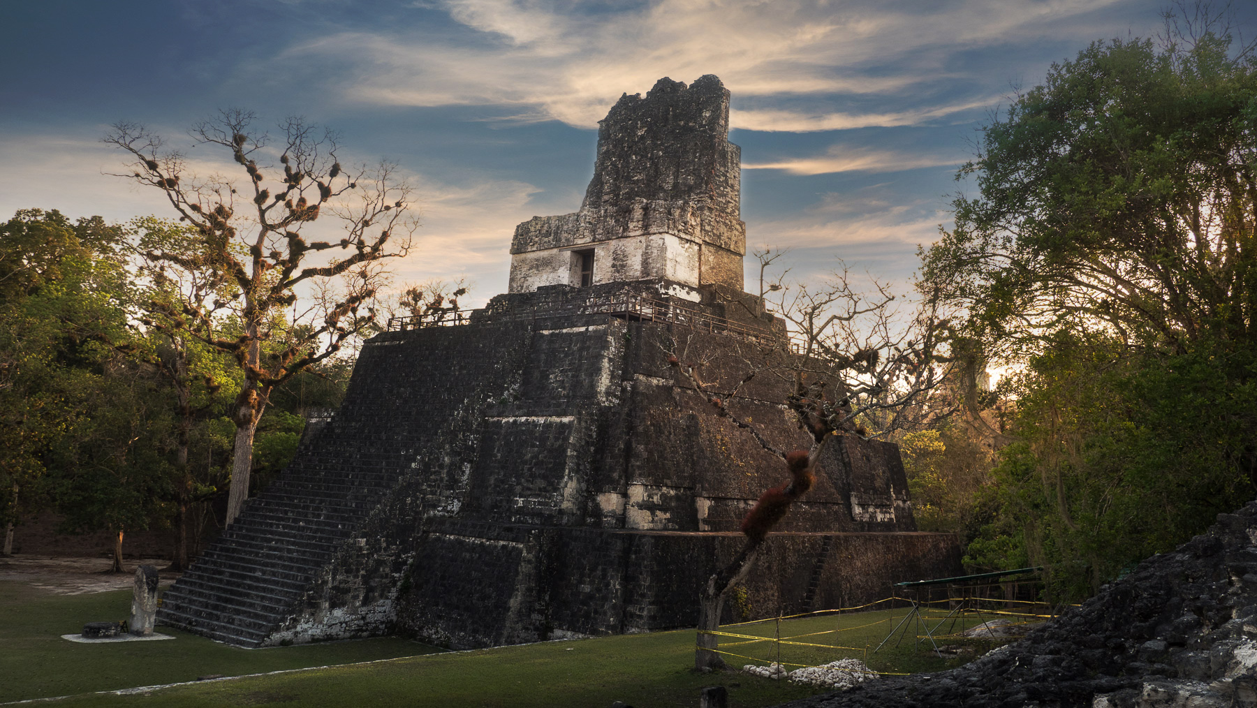 Abendstimmung in Tikal