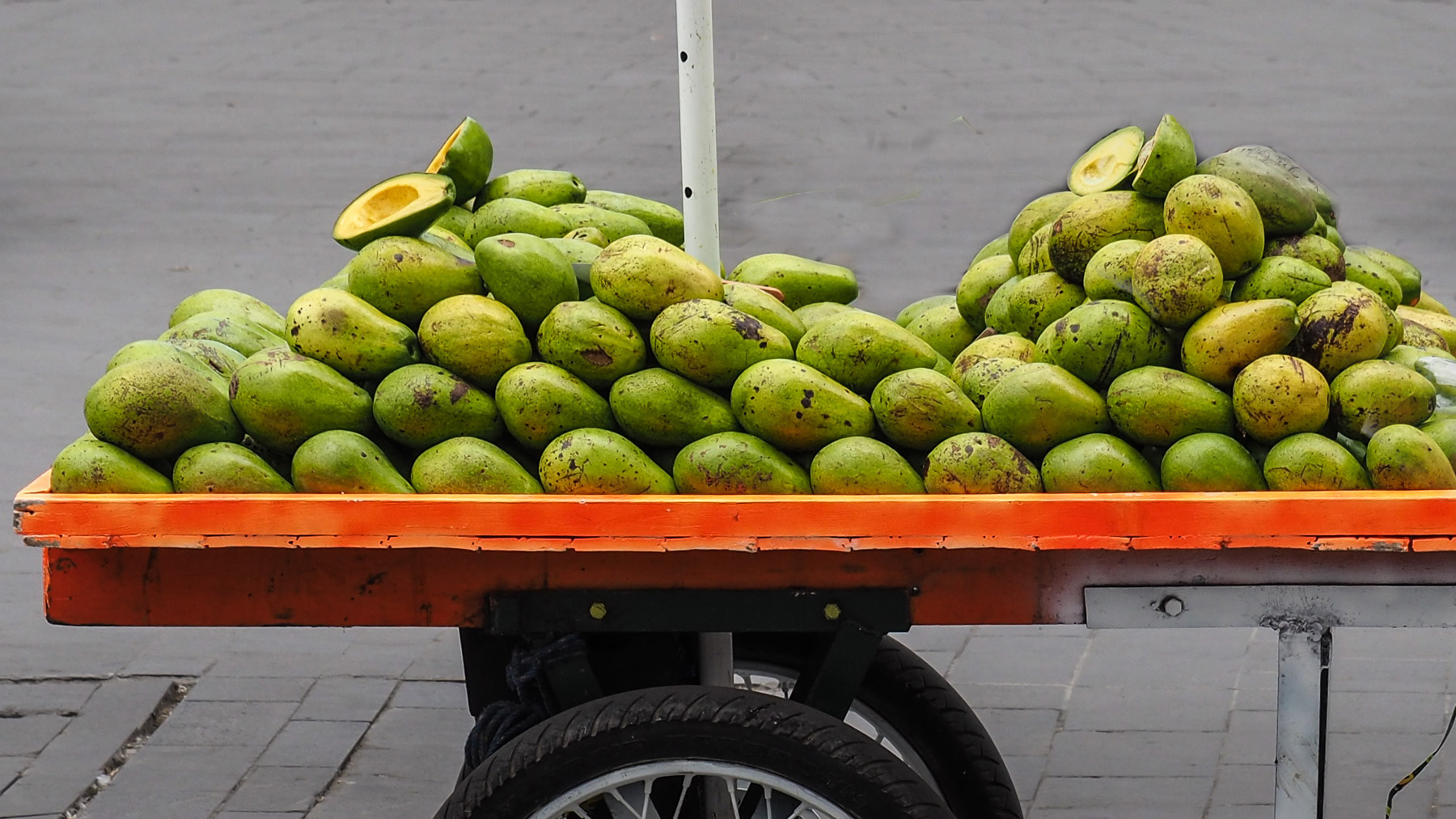Die Avocados in Kolumbien sind super lecker und allgegenwärtig