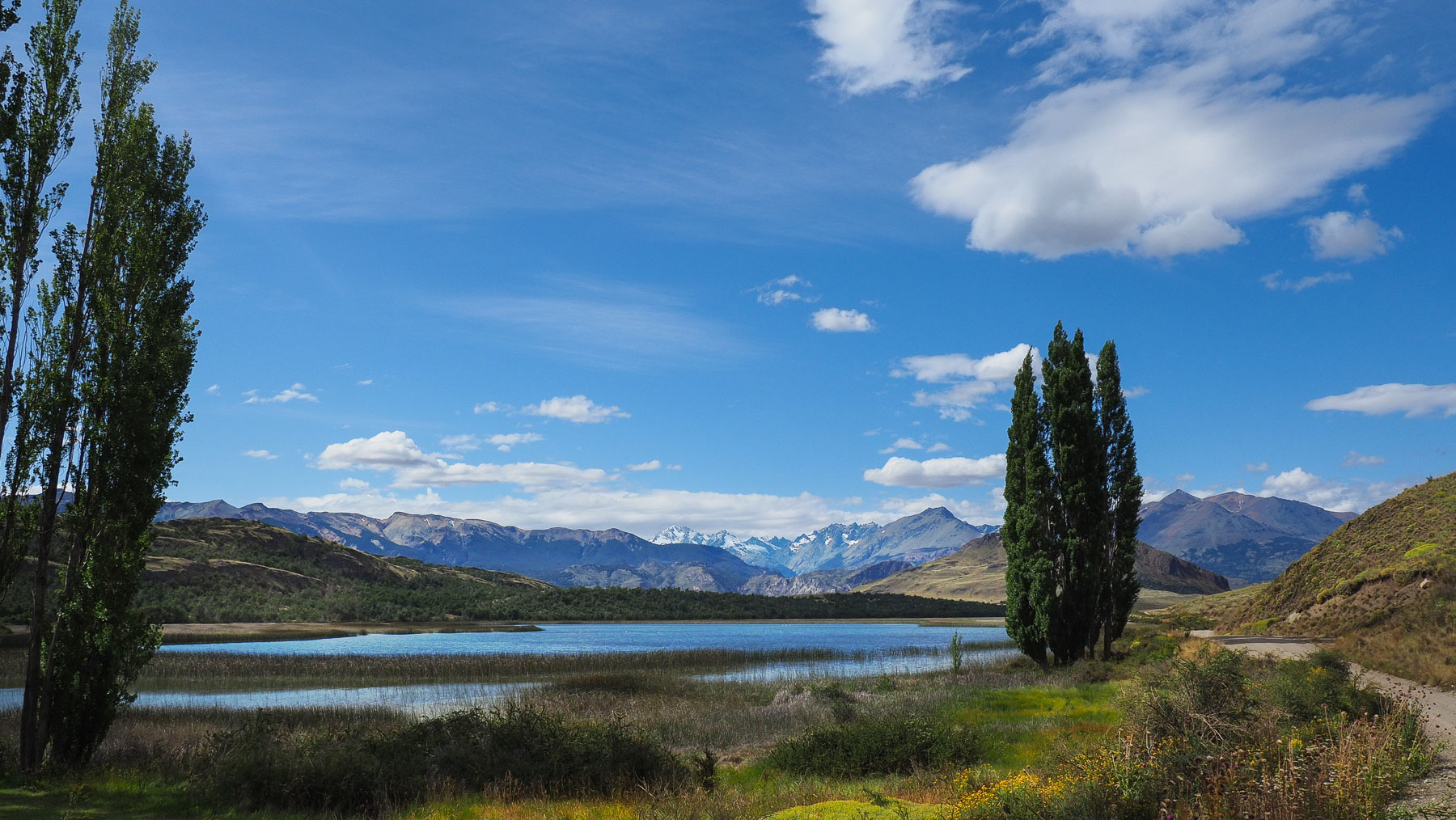 Hübsche Landschaft im Parque Patagonia